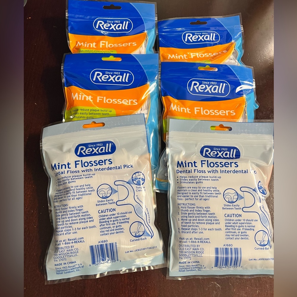 Mint Flossers 6 bags 150ct=900ct - Picture 3 of 5